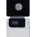 Flash Light / Power Flex Bracket With Microphone Mesh For iPhone 11 (White) (10 Pack)