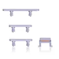 Hard Buttons (Power / Volume / Switch) For iPhone 11 (Purple)