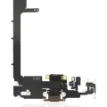 Charging Port Flex Cable With Board For iPhone 11 Pro Max (Premium) (Gold)