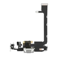 Charging Port Flex Cable With Board For iPhone 11 Pro Max (Premium) (Silver)