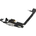 Charging Port Flex Cable With Board For iPhone 11 Pro Max (Premium) (Silver)