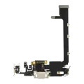 Charging Port Flex Cable With Board For iPhone 11 Pro Max (Aftermarket Plus) (Silver)