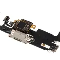 Charging Port Flex Cable With Board For iPhone 11 Pro Max (Aftermarket Plus) (Silver)