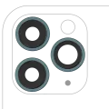 Back Camera Lens With Bracket & Bezel For iPhone 11 Pro / Pro Max (3 Piece Set) (Real Sapphire) (Premium) (Green)