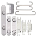 Hard Buttons (Power / Volume / Switch) For iPhone 11 Pro / 11 Pro Max (Silver)