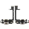 Charging Port Flex Cable With Board For iPhone 11 Pro (Premium) (Gold)