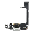 Charging Port Flex Cable With Board For iPhone 11 Pro (Premium) (Silver)