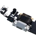 Charging Port Flex Cable With Board For iPhone 11 Pro (Premium) (Silver)