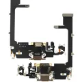 Charging Port Flex Cable With Board For iPhone 11 Pro (Aftermarket Plus) (Gold)