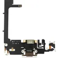 Charging Port Flex Cable With Board For iPhone 11 Pro (Aftermarket Plus) (Gold)
