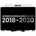 Complete LCD Display Assembly For MacBook Pro 13" A1989 (2018-2019) / A2159 (2019) / A2289 / A2251 (2020) (Used OEM Pull: Grade A) (Silver)