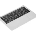 Top Case with Battery and Keyboard (ANSI US) For MacBook Pro 13" A1989 (2018-2019) (OEM New) (Silver)