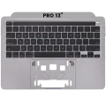 Top Case with Keyboard (ANSI US) For MacBook Pro 13" A2251 (2020) (Space Gray)