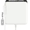 Адаптер живлення Apple 60W MagSafe 1 (L-Style) (A1344) (версія US) (OEM Grade A/B, Bulk Packaging)