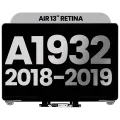 Complete LCD Display Assembly For MacBook Air 13" A1932 (2018-2019) (Used OEM Pull: Grade A) (Space Gray)