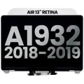 Complete LCD Display Assembly For MacBook Air 13" A1932 (2018-2019) (Used OEM Pull: Grade A) (Silver)