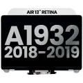 Complete LCD Display Assembly For MacBook Air 13" A1932 (2018-2019) (Used OEM Pull: Grade B) (Silver)