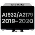 Complete LCD Display Assembly For MacBook Air 13" A1932 (2019) / A2179 (2020) (Used OEM Pull: Grade B) (Space Gray)