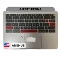 Top Case with Keyboard (ANSI US) For MacBook Air 13" A1932 (2018-2019) (OEM New) (Space Gray)