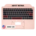 Top Case with Keyboard (ANSI US) For MacBook Air 13" A1932 (2018-2019) (OEM New) (Gold)