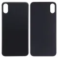 Back Glass With 3M Adhesive For iPhone XS (No Logo / Large Camera Hole) (Space Gray)