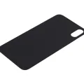 Back Glass With 3M Adhesive For iPhone XS (No Logo / Large Camera Hole) (Space Gray)