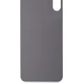 Back Glass With 3M Adhesive For iPhone XS (No Logo / Large Camera Hole) (Silver)
