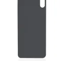 Back Glass With 3M Adhesive For iPhone XS Max (No Logo / Large Camera Hole) (Silver)