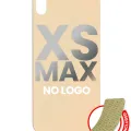 Back Glass With 3M Adhesive For iPhone XS Max (No Logo / Large Camera Hole) (Gold)