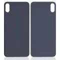 Back Glass With 3M Adhesive For iPhone XS Max (No Logo / Large Camera Hole) (Space Gray)