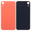 Back Glass With 3M Adhesive For iPhone XR (No Logo / Large Camera Hole) (Coral)