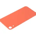 Back Glass With 3M Adhesive For iPhone XR (No Logo / Large Camera Hole) (Coral)