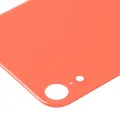 Back Glass With 3M Adhesive For iPhone XR (No Logo / Large Camera Hole) (Coral)
