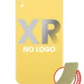 Back Glass With 3M Adhesive For iPhone XR (No Logo / Large Camera Hole) (Yellow)