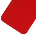 Back Glass With 3M Adhesive For iPhone XR (No Logo / Large Camera Hole) (Red)