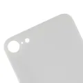 Back Glass With 3M Adhesive For iPhone 8 / SE (2020) (No Logo / Large Camera Hole) (Silver)