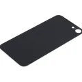 Back Glass With 3M Adhesive For iPhone 8 / SE (2020) (No Logo / Large Camera Hole) (Silver)