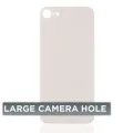 Back Glass With 3M Adhesive For iPhone 8 / SE (2020) (No Logo / Large Camera Hole) (Gold)