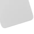 Back Glass With 3M Adhesive For iPhone 8 Plus (No Logo / Large Camera Hole) (Silver)