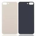 Back Glass With 3M Adhesive For iPhone 8 Plus (No Logo / Large Camera Hole) (Gold)