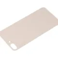 Back Glass With 3M Adhesive For iPhone 8 Plus (No Logo / Large Camera Hole) (Gold)