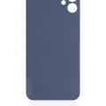 Back Glass With 3M Adhesive For iPhone 11 (No Logo / Large Camera Hole) (Yellow)