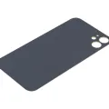 Back Glass With 3M Adhesive For iPhone 11 (No Logo / Large Camera Hole) (Yellow)