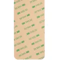 Back Glass With 3M Adhesive For iPhone 11 (No Logo / Large Camera Hole) (Yellow)