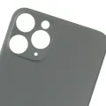 Back Glass With 3M Adhesive For iPhone 11 Pro (No Logo / Large Camera Hole) (Midnight Green)