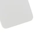 Back Glass With 3M Adhesive For iPhone 11 Pro (No Logo / Large Camera Hole) (Silver)