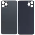 Back Glass With 3M Adhesive For iPhone 11 Pro Max (No Logo) (Large Camera Hole) (Space Gray)