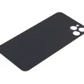 Back Glass With 3M Adhesive For iPhone 11 Pro Max (No Logo) (Large Camera Hole) (Space Gray)
