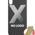 Back Glass With 3M Adhesive For iPhone X (No Logo / Large Camera Hole) (Space Gray)