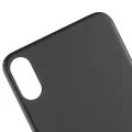 Back Glass With 3M Adhesive For iPhone X (No Logo / Large Camera Hole) (Space Gray)
